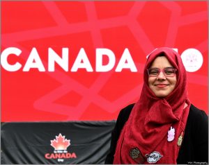 Shelina Merani at Canada 150 celebration